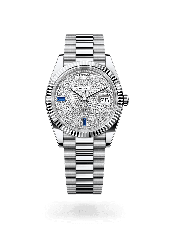 Day-Date 40 - Oyster, 40 mm, platinum