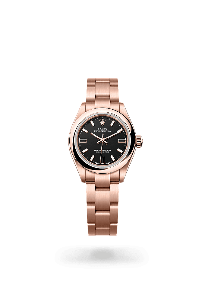 Oyster Perpetual 28 - Oyster, 28 mm, Everose gold - New model