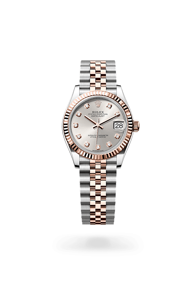 Datejust 31 - Oyster, 31 mm, Oystersteel and Everose gold