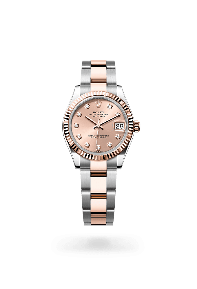 Datejust 31 - Oyster, 31 mm, Oystersteel and Everose gold