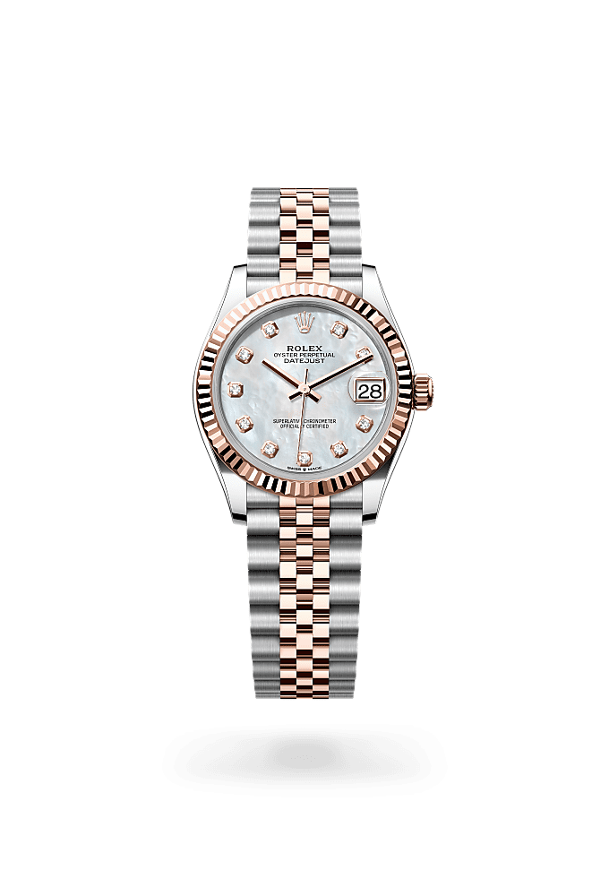 Datejust 31 - Oyster, 31 mm, Oystersteel and Everose gold