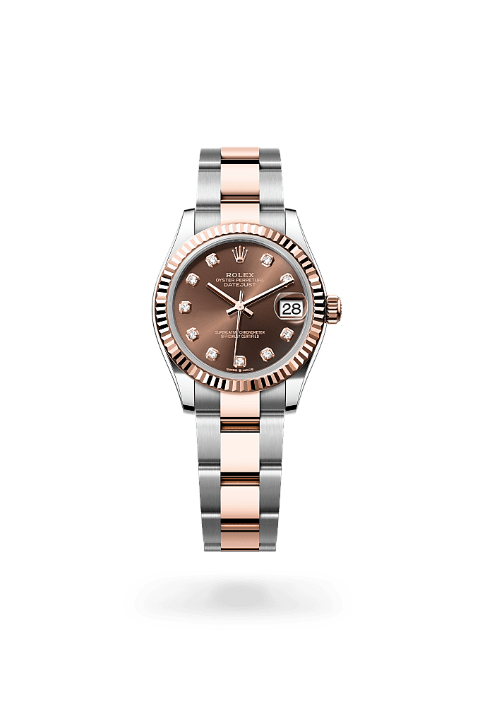 Datejust 31 - Oyster, 31 mm, Oystersteel and Everose gold