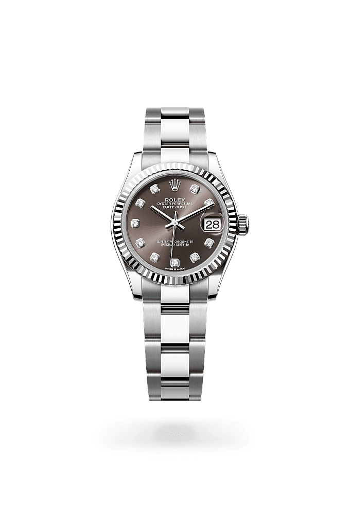Datejust 31 - Oyster, 31 mm, Oystersteel and white gold