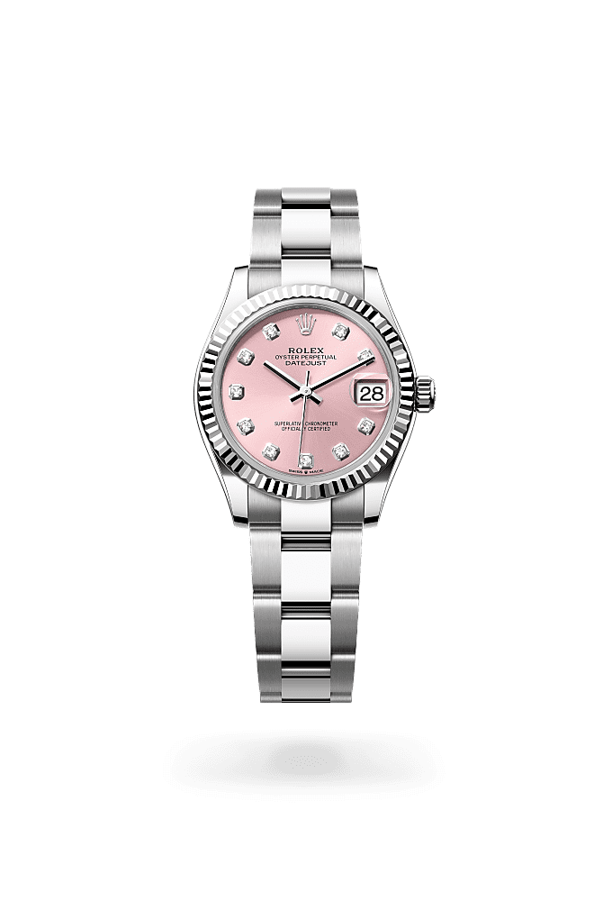 Datejust 31 - Oyster, 31 mm, Oystersteel and white gold
