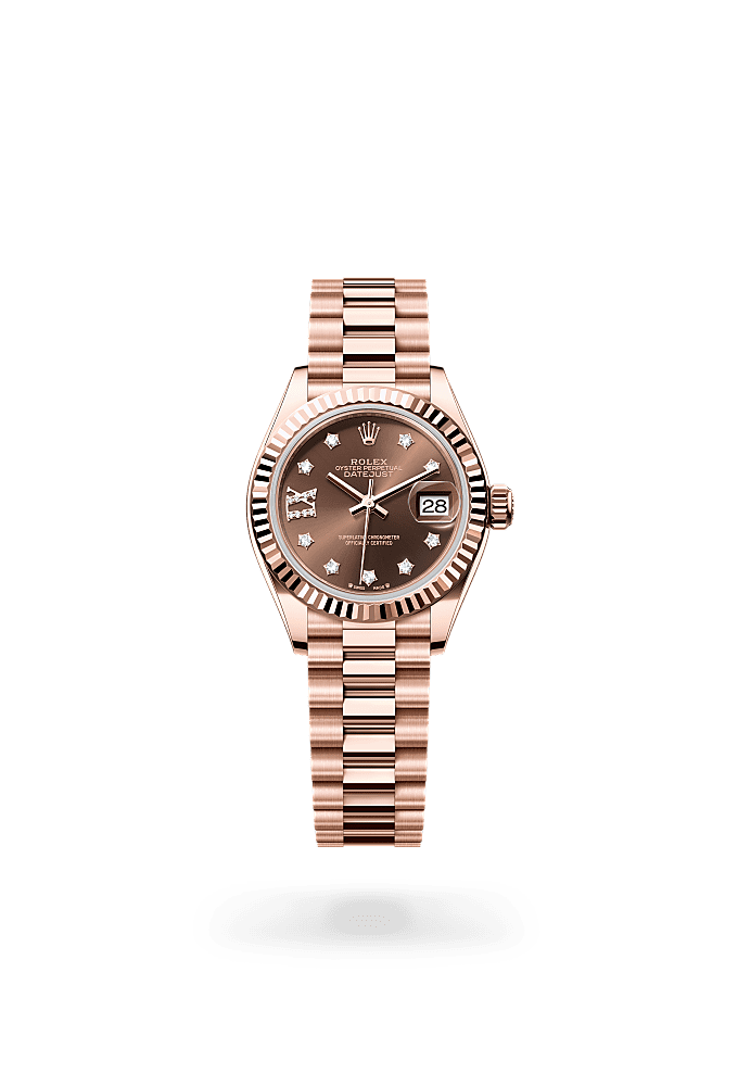 Lady-Datejust - Oyster, 28 mm, Everose gold