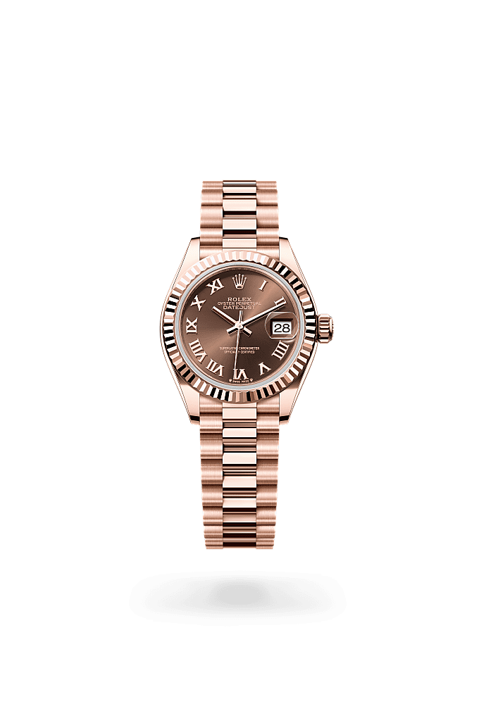 Lady-Datejust - Oyster, 28 mm, Everose gold