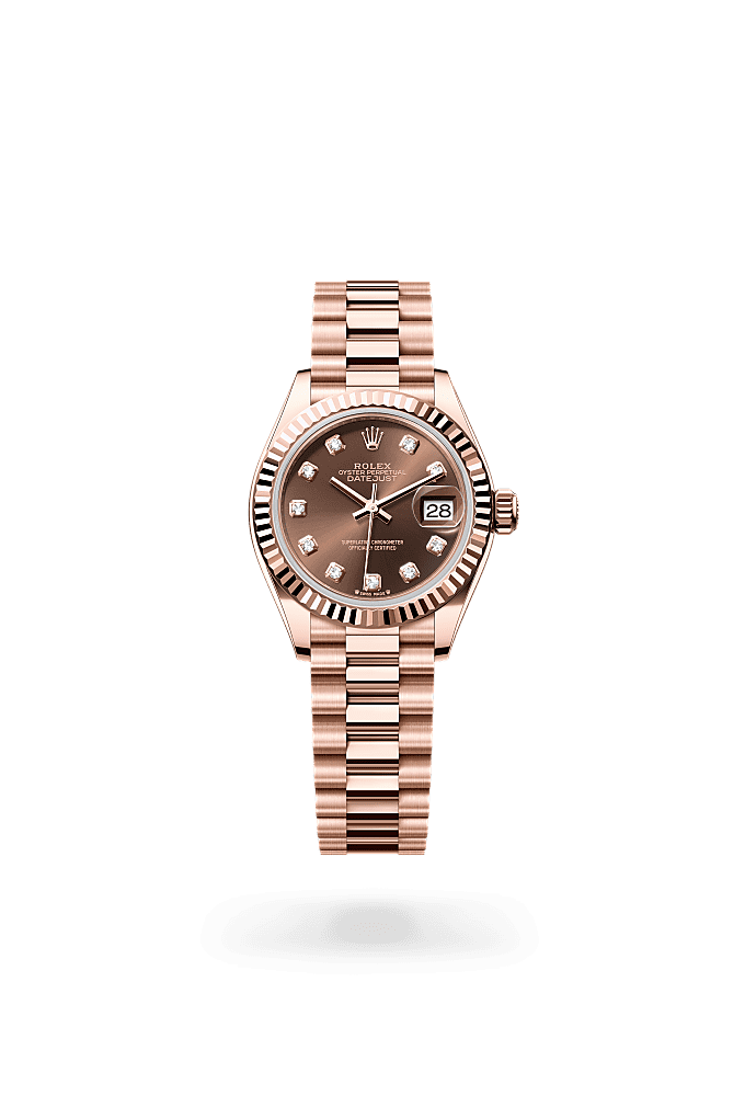 Lady-Datejust - Oyster, 28 mm, Everose gold