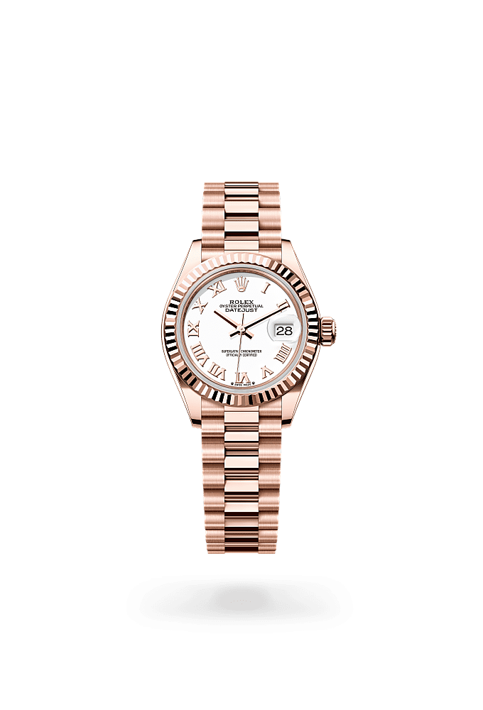 Lady-Datejust - Oyster, 28 mm, Everose gold