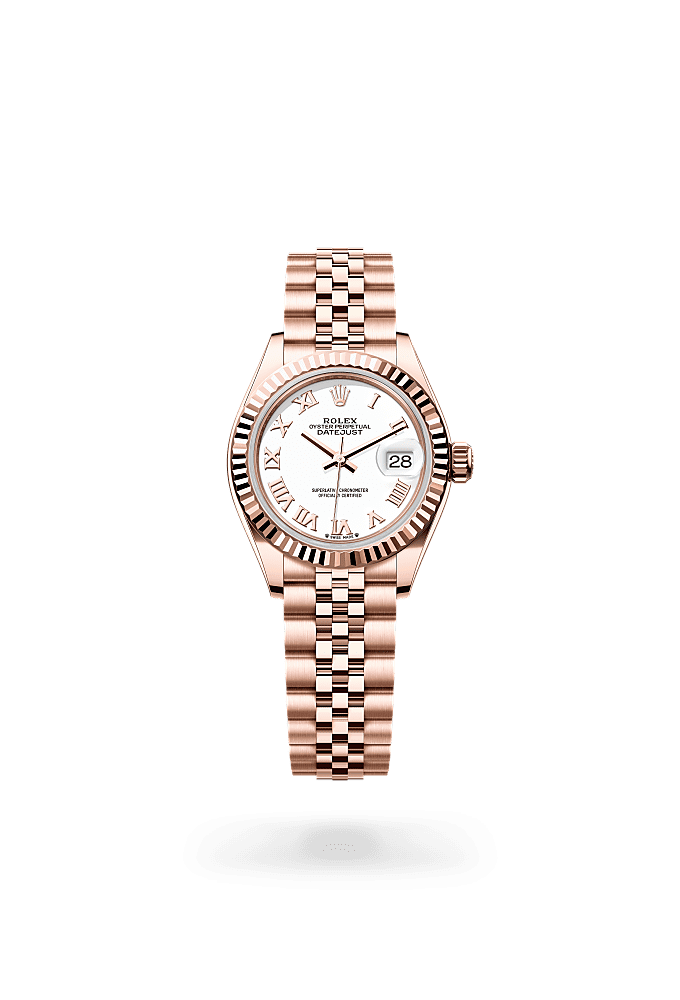 Lady-Datejust - Oyster, 28 mm, Everose gold