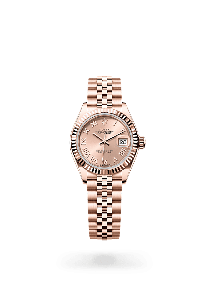 Lady-Datejust - Oyster, 28 mm, Everose gold