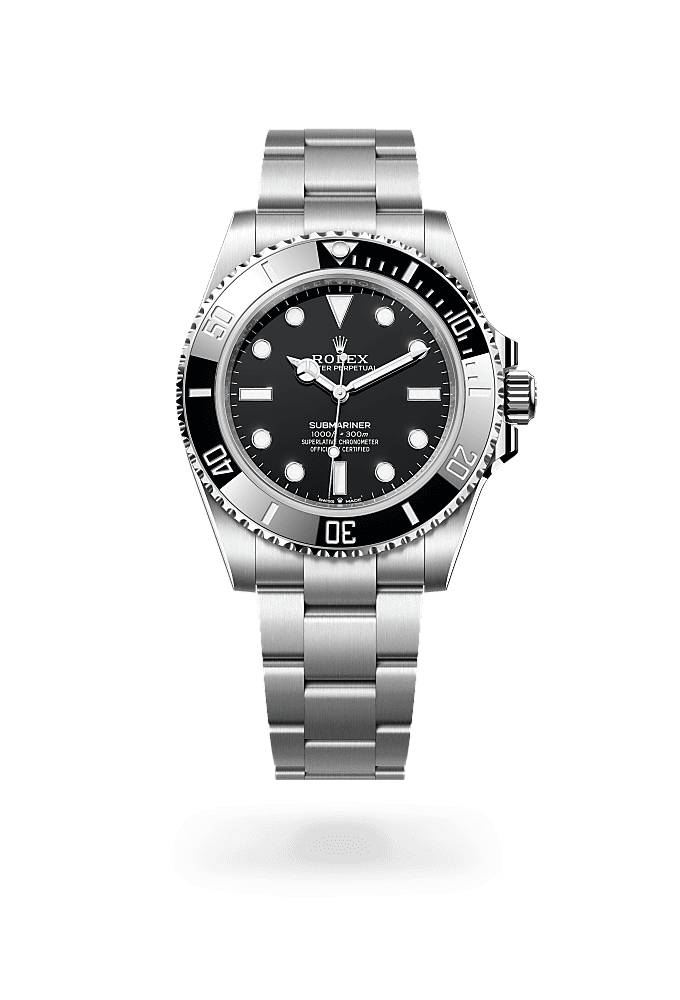 Submariner, Oyster, 41 mm, acero Oystersteel, Esfera : Negra, Rolex
