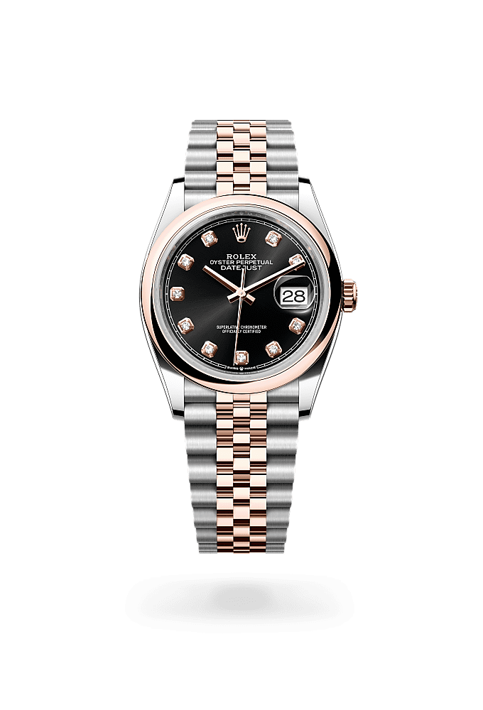 Datejust 36 - Oyster, 36 mm, Oystersteel and Everose gold