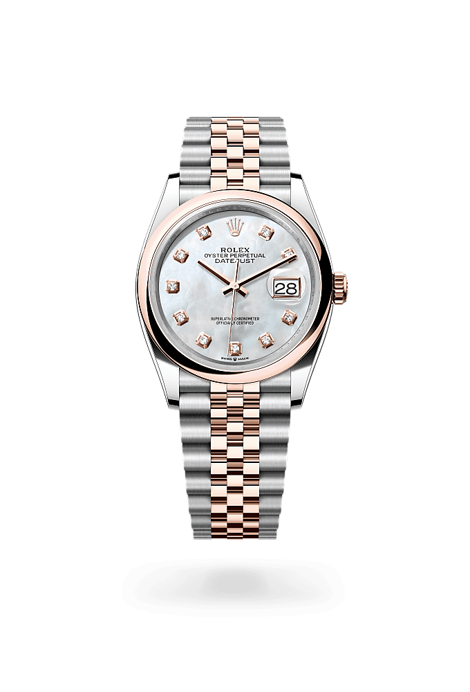 Datejust 36 - Oyster, 36 mm, Oystersteel and Everose gold