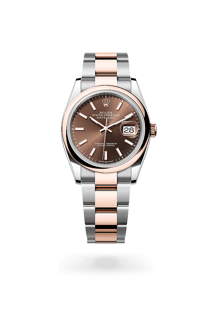 Datejust 36 - Oyster, 36 mm, Oystersteel and Everose gold