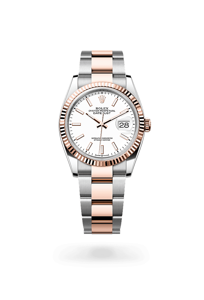 Datejust 36 - Oyster, 36 mm, Oystersteel and Everose gold