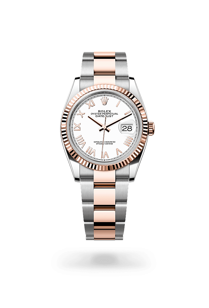 Datejust 36 - Oyster, 36 mm, Oystersteel and Everose gold - New model