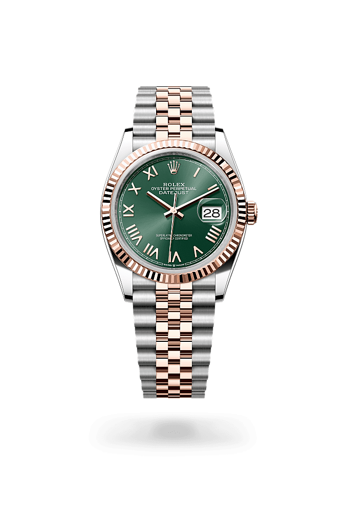 Datejust 36 - Oyster, 36 mm, Oystersteel and Everose gold - New model