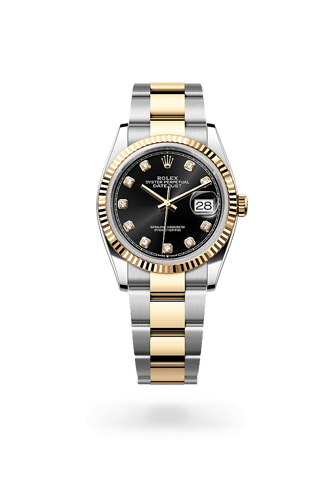 Datejust 36 - Oyster, 36 mm, Oystersteel and yellow gold