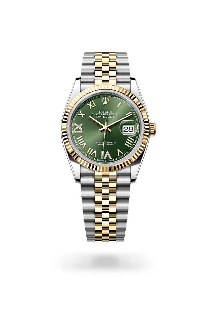 Datejust 36 - Oyster, 36 mm, Oystersteel and yellow gold - New model