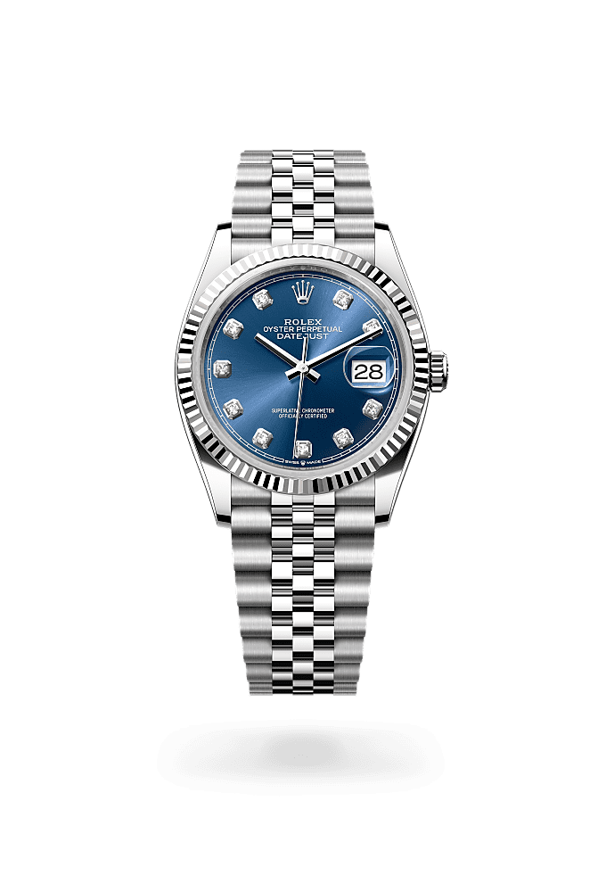 Datejust 36 - Oyster, 36 mm, Oystersteel and white gold