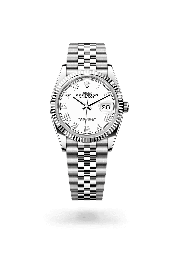 Datejust 36 - Oyster, 36 mm, Oystersteel and white gold - New model