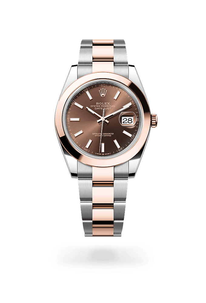 Datejust 41 - Oyster, 41 mm, Oystersteel and Everose gold