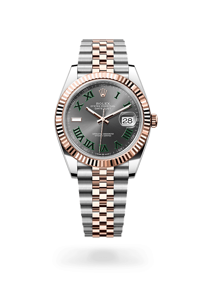 Datejust 41 - Oyster, 41 mm, Oystersteel and Everose gold