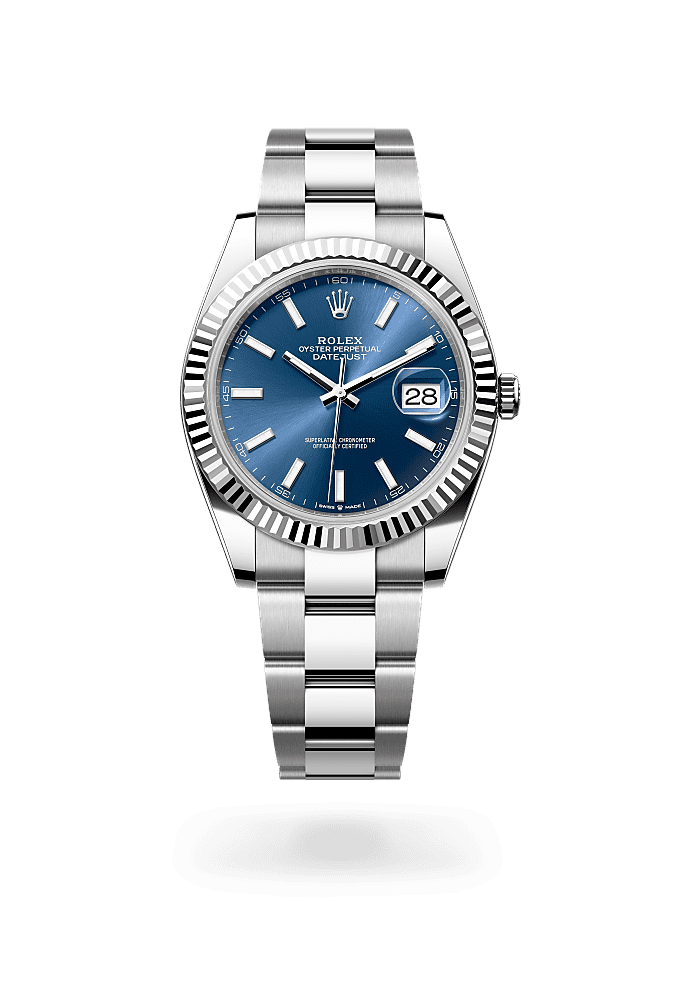 Datejust 41 - Oyster, 41 mm, Oystersteel and white gold