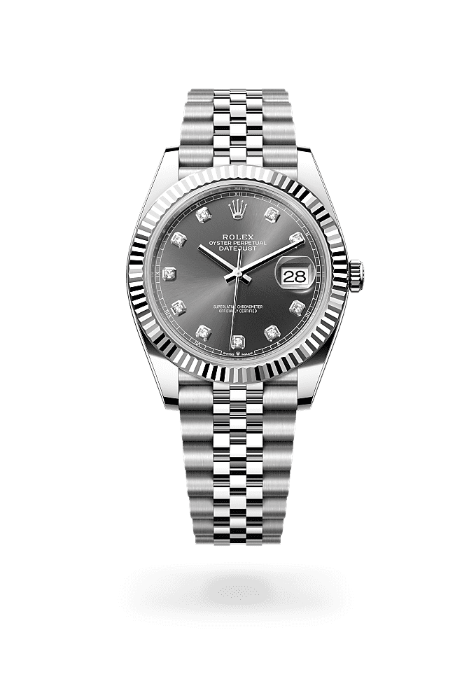 Datejust 41 - Oyster, 41 mm, Oystersteel and white gold
