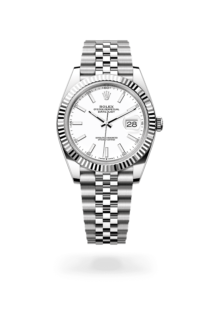 Datejust 41 - Oyster, 41 mm, Oystersteel and white gold