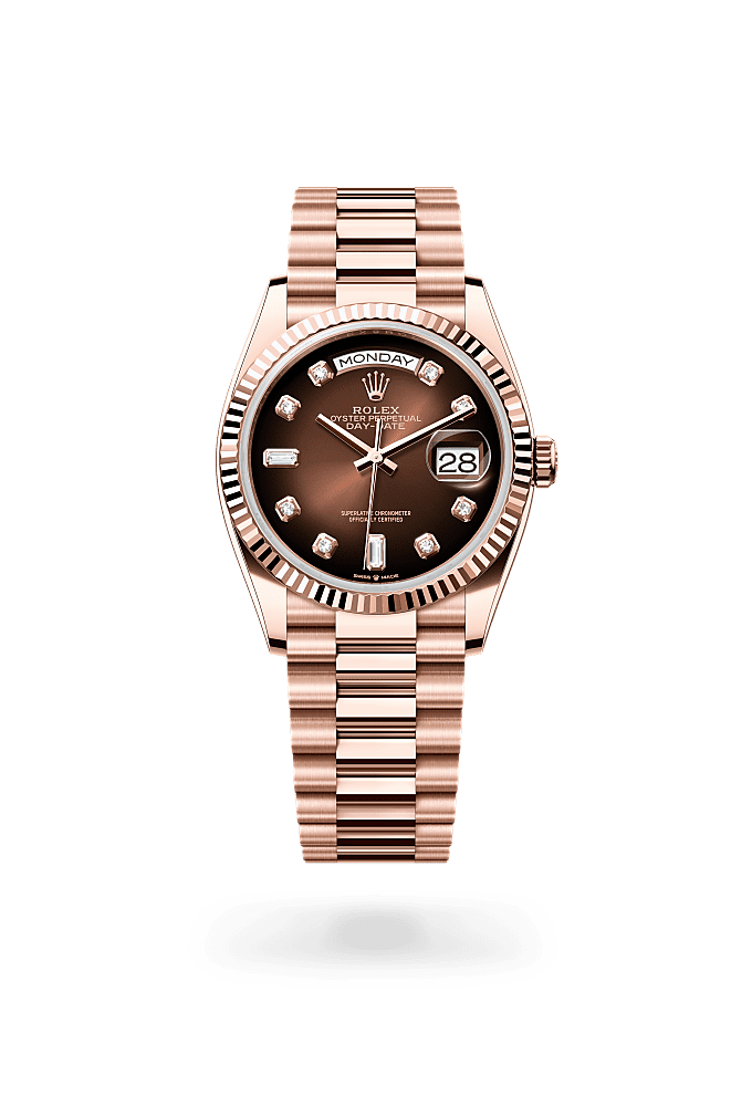 Day-Date 36 - Oyster, 36 mm, Everose gold