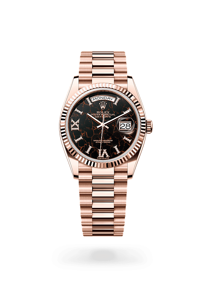 Day-Date 36 - Oyster, 36 mm, Everose gold