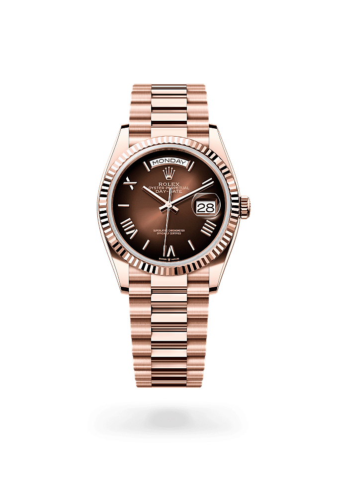 Day-Date 36 - Oyster, 36 mm, Everose gold
