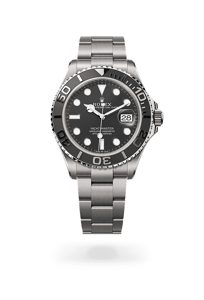 Yacht-Master 42, Oyster, 42 mm, RLX titanium, Dial : Intense black, Rolex