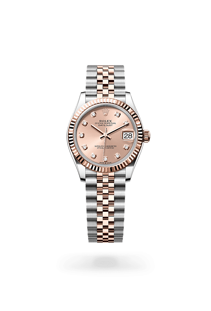 Datejust 31 - Oyster, 31 mm, Oystersteel and Everose gold