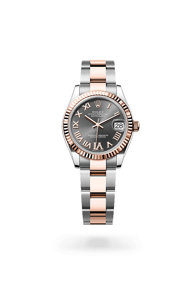 Datejust 31 - Oyster, 31 mm, Oystersteel and Everose gold
