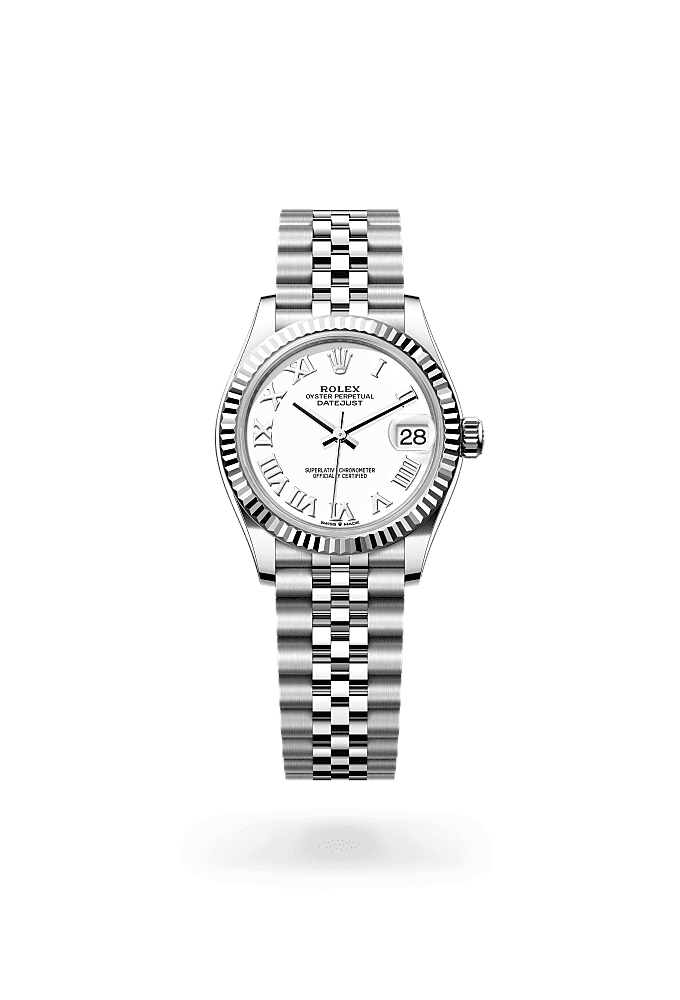 Datejust 31 - Oyster, 31 mm, Oystersteel and white gold