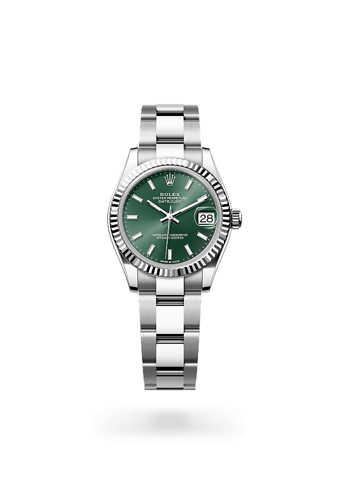 Datejust 31 - Oyster, 31 mm, Oystersteel and white gold