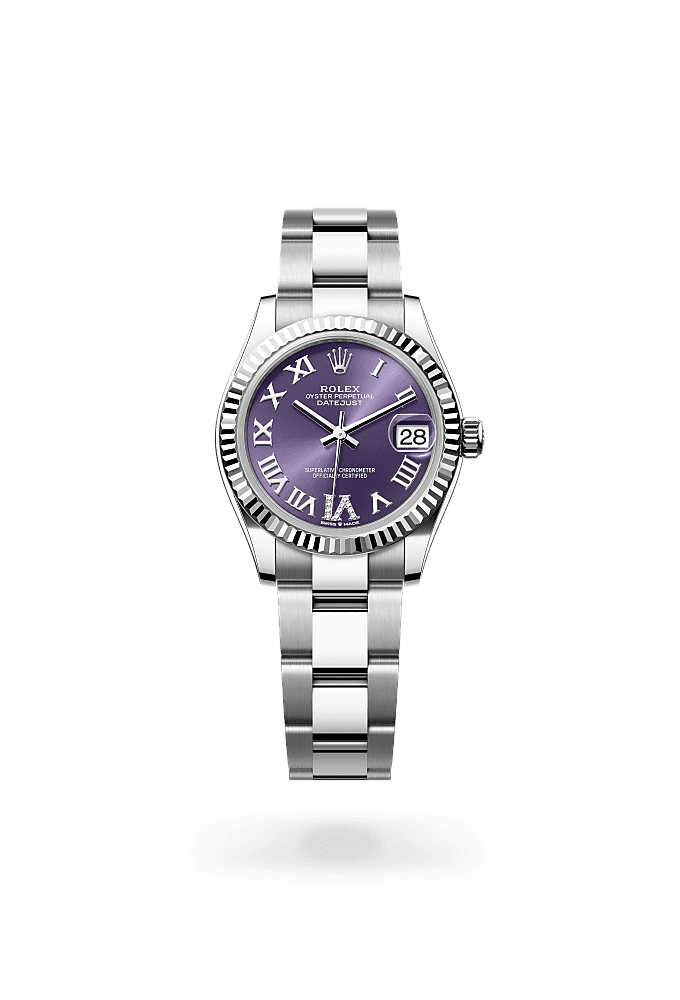 Datejust 31 - Oyster, 31 mm, Oystersteel and white gold