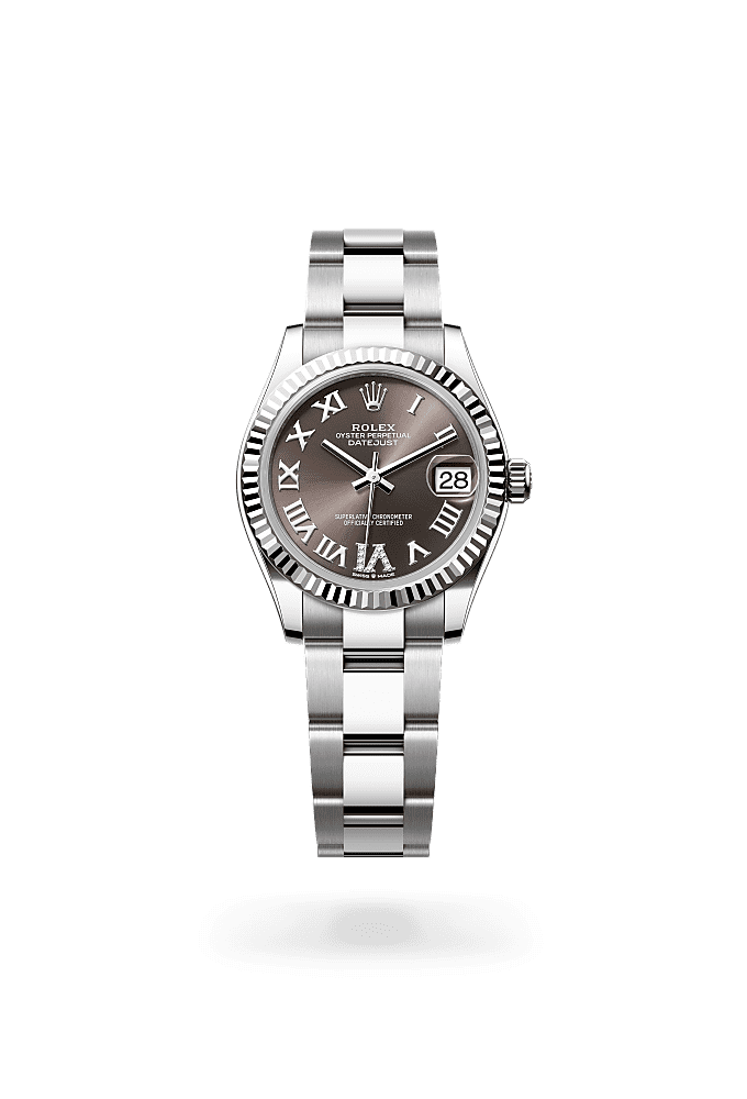 Datejust 31 - Oyster, 31 mm, Oystersteel and white gold