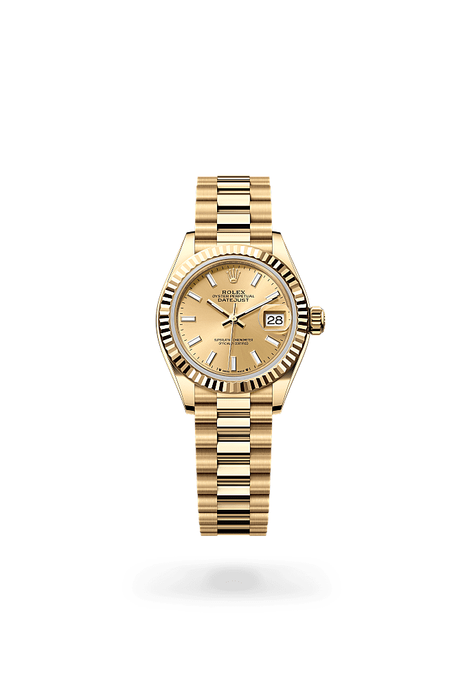 Lady-Datejust - Oyster, 28 mm, yellow gold