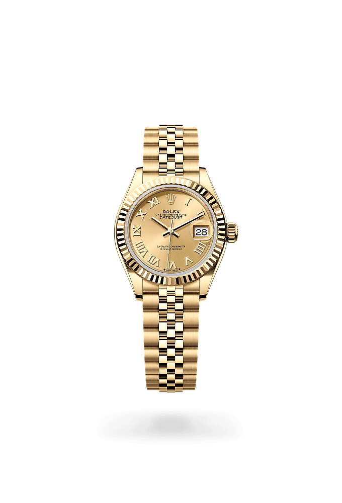 Lady-Datejust - Oyster, 28 mm, yellow gold