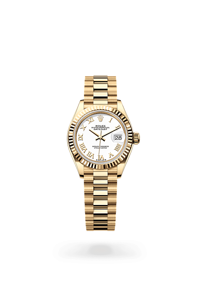 Lady-Datejust - Oyster, 28 mm, yellow gold