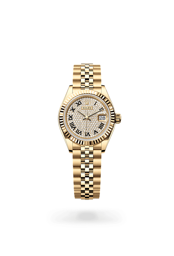 Lady-Datejust - Oyster, 28 mm, yellow gold