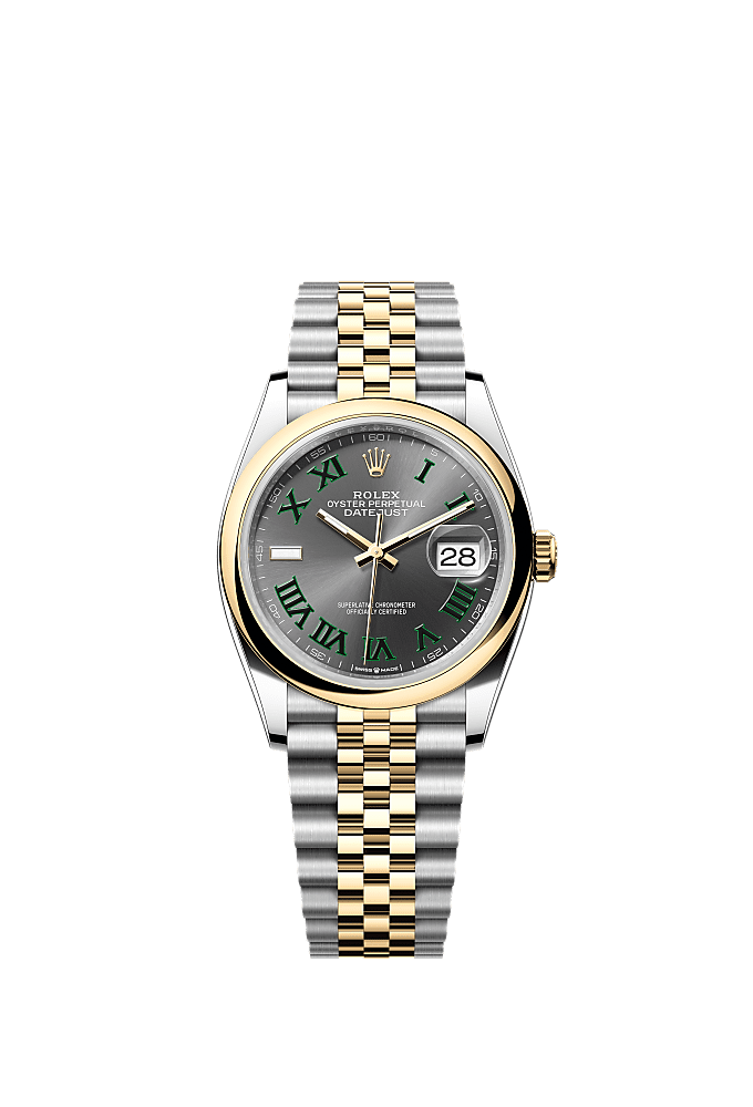 Rolex Datejust 36 yellow Rolesor smooth 8