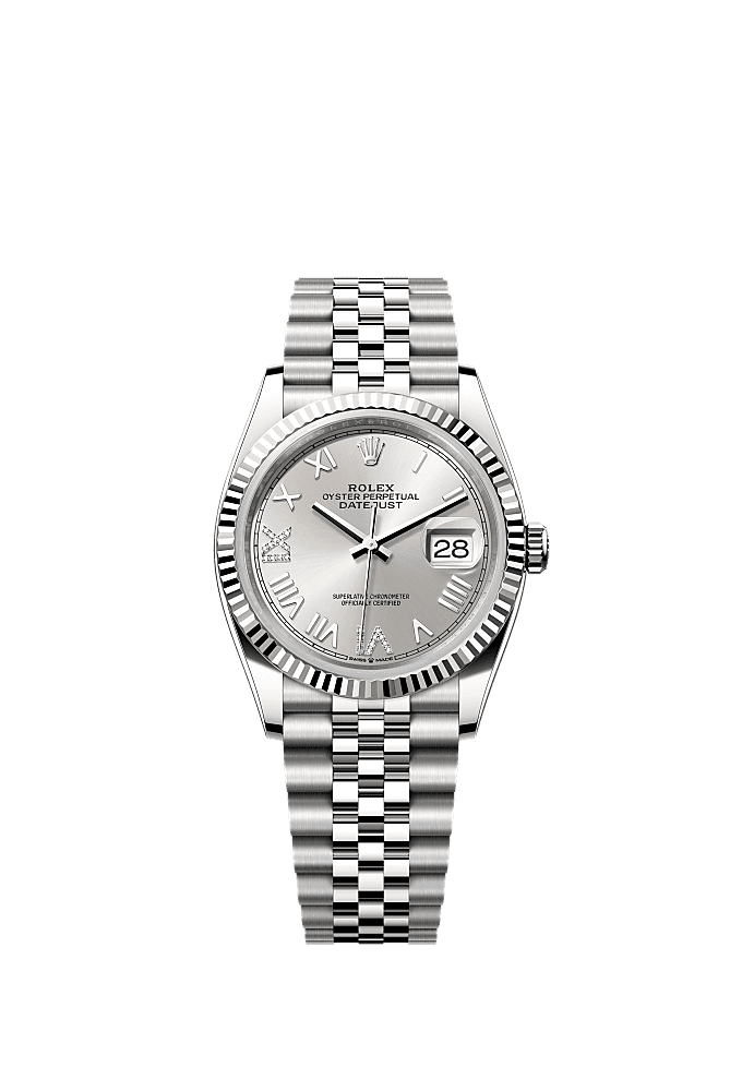Rolex Datejust 36 white Rolesor 7