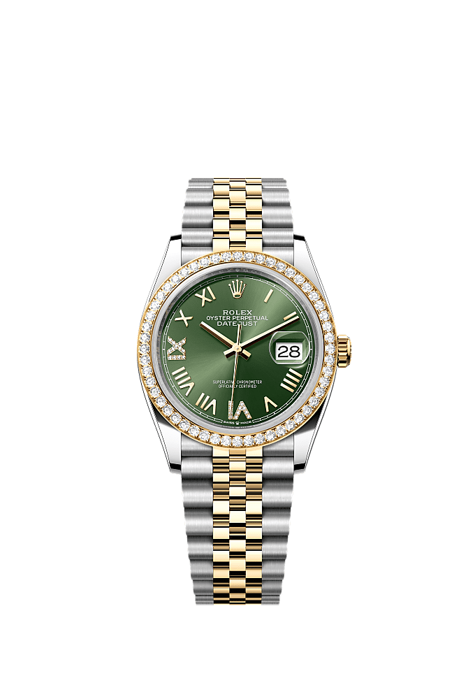 Rolex Datejust 36 diamond yellow Rolesor 11