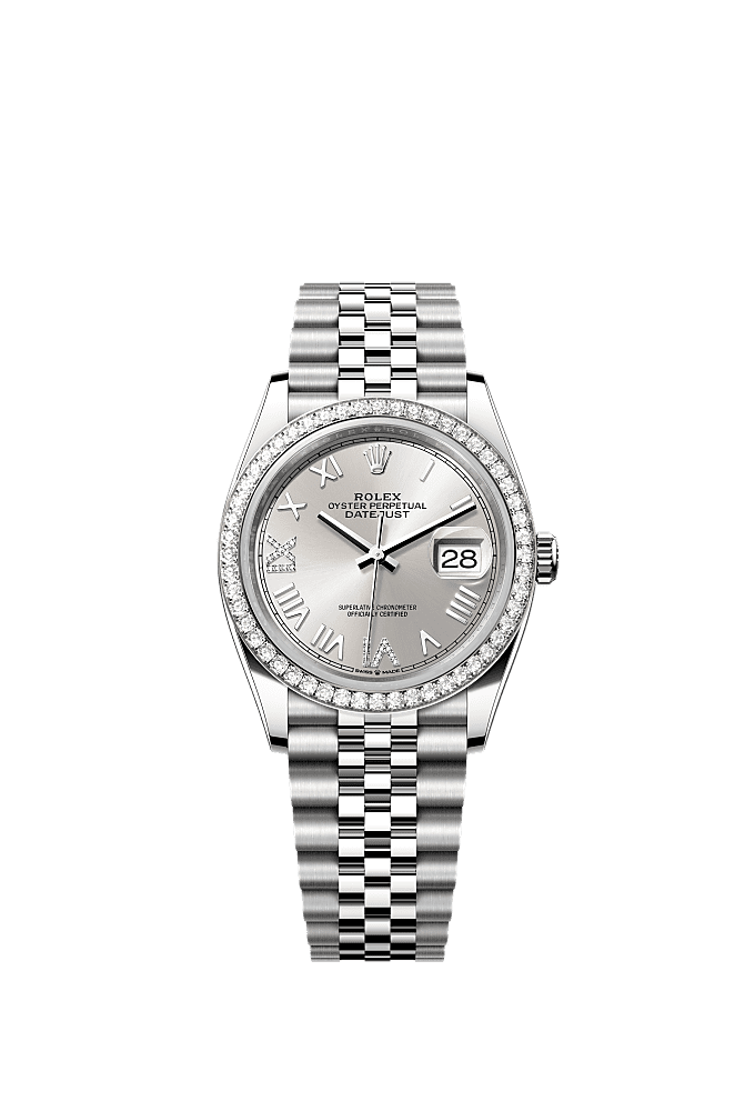 Rolex Datejust 36 diamond white Rolesor 11