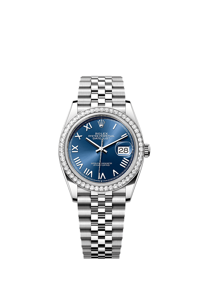 Rolex Datejust 36 diamond white Rolesor 12