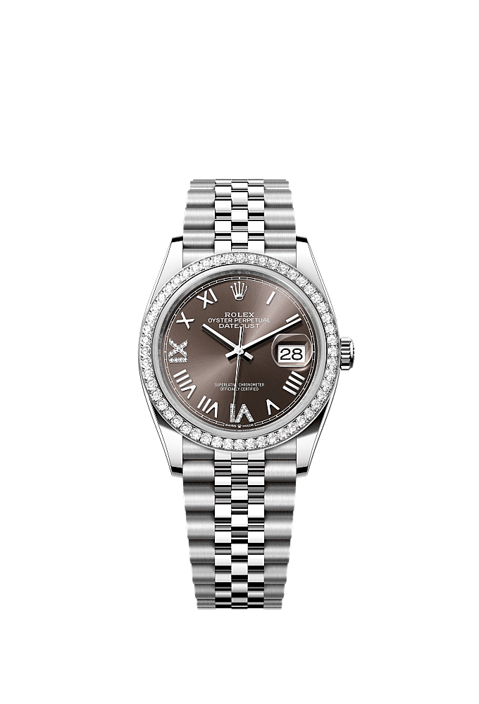 Rolex Datejust 36 diamond white Rolesor 13